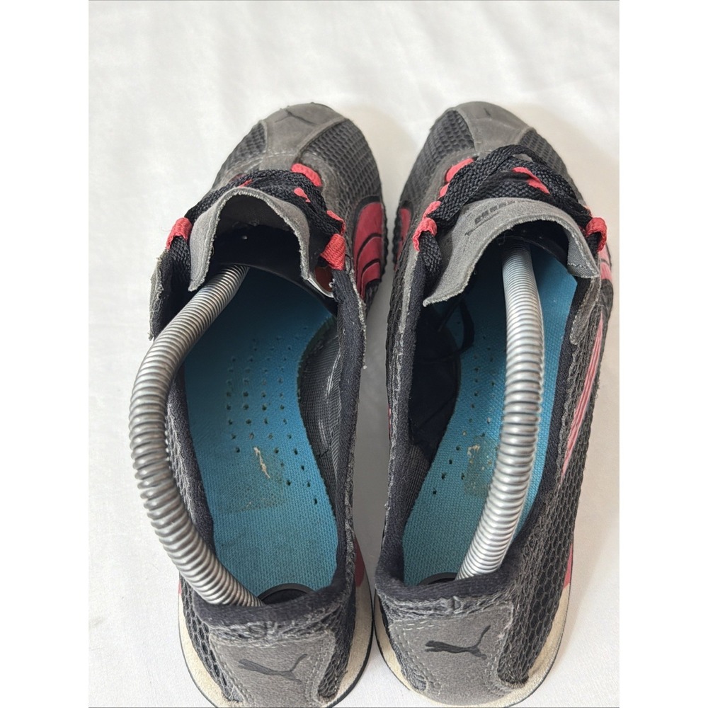 Puma Super Light Weight Eco Rumming Training Shoes Size 7.5 Grey And Pink Accent - Picture 5 of 16